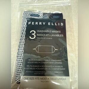Perry Ellis Multi-Color Washable Masks